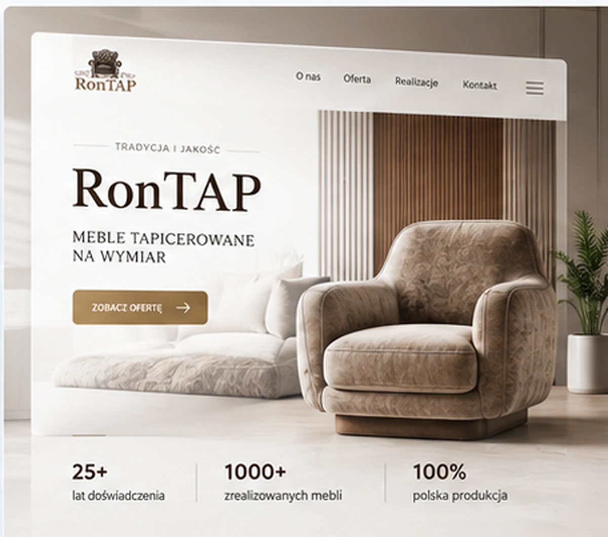 RONTAP — realizacja strony internetowej